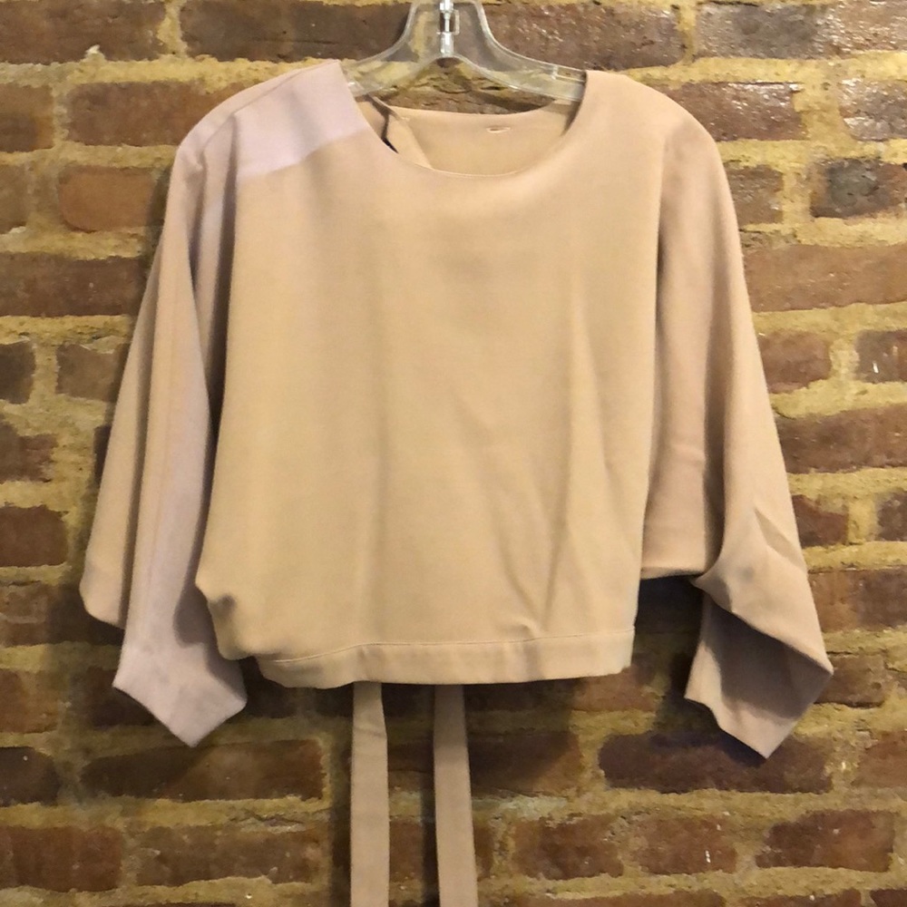 Open back crop top